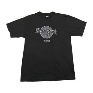 Hard Rock Cafe T-Shirt Beirut Black Adult Size M Medium